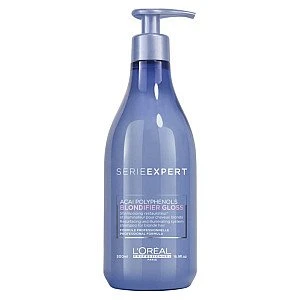 בלונדיפייר גלוס שמפו לשיער בלונדיני SERIE EXPERT BLONDIFIER GLOSS סרי אקספרט 500 מ"ל - מבית לוריאל פרופסיונל
