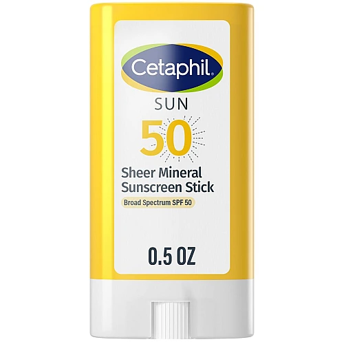 צטאפיל סטיק הגנה מינרלי שקוף SPF 50 לפנים 14 גרם - Cetaphil