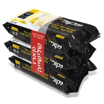 ניקול מטליות לחות לניקוי כללי בניחוח לימון מארז 3 אריזות 150 יחידות