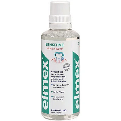 אלמקס סנסיטיב מי פה לשיניים רגישות 400 מ"ל - elmex
