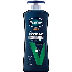 וזלין מן קרם גוף לגבר 3 ב-1 לפנים לגוף ולידיים 600 מ"ל - מבית VASELINE