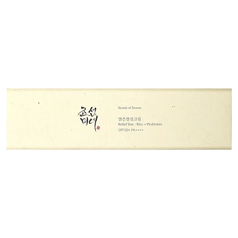 Relief Sun קרם הגנה לפנים SPF50 אורז + פרוביוטיקה 50 מ"ל - מבית Beauty of Joseon Relief Sun קרם הגנה לפנים SPF50 אורז + פרוביוטיקה 50 מ"ל - מבית Beauty of Joseon