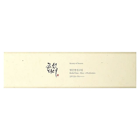 Relief Sun קרם הגנה לפנים SPF50 אורז + פרוביוטיקה 50 מ"ל - מבית Beauty of Joseon