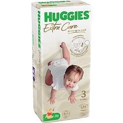 האגיס אקסטרה קר חיתולים מידה 3 משקל 6-10 ק"ג HUGGIES