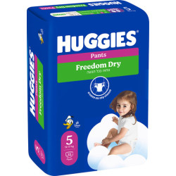 האגיס פרידום דריי Pants פנטס תחתוני חיתולים מידה 5 למשקל 12-17 ק"ג HUGGIES
