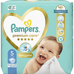 פמפרס פרימיום חיתולים מידה 5 Pampers