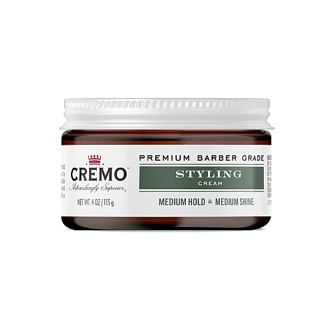 Styling Cream קרם עיצוב שיער לגבר חיזוק בינונית וברק בינוני  113 גרם - CREMO Styling Cream קרם עיצוב שיער לגבר חיזוק בינונית וברק בינוני  113 גרם - CREMO