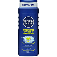 ניוואה POWER FRESH ג'ל רחצה לגבר 500 מ''ל - מבית NIVEA