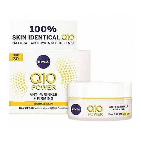 ניוואה Q10 POWER קרם יום עם מקדם הגנה SPF30 תכולה 50 מ"ל - מבית NIVEA ניוואה Q10 POWER קרם יום עם מקדם הגנה SPF30 תכולה 50 מ"ל - מבית NIVEA