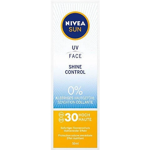 ניוואה SUN קרם הגנה לפנים SPF30 קונטרול שיין 50 מ"ל - מבית NIVEA ניוואה SUN קרם הגנה לפנים SPF30 קונטרול שיין 50 מ"ל - מבית NIVEA