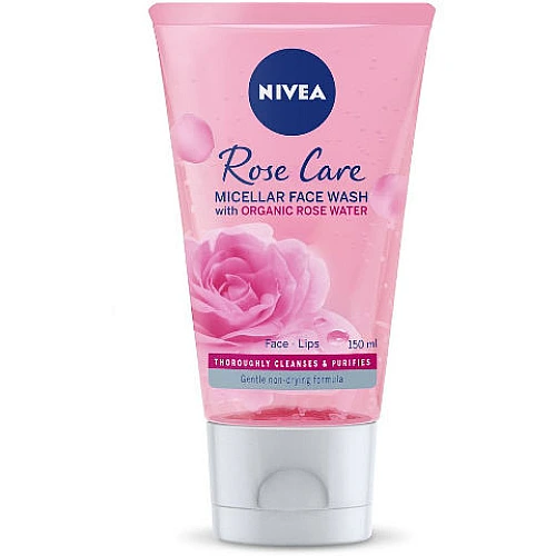 ניוואה ג'ל ניקוי פנים בתוספת מי ורדים 150 מ''ל - מבית NIVEA