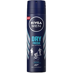 ניוואה דאודורנט ספריי דריי פרש לגבר 150 מ''ל - מבית NIVEA