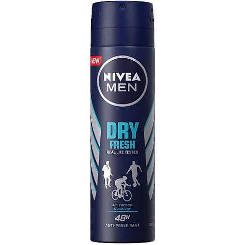 ניוואה דאודורנט ספריי דריי פרש לגבר 150 מ''ל - מבית NIVEA
