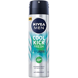 ניוואה דאודורנט ספריי קול קיק פרש לגבר 150 מ''ל - מבית NIVEA