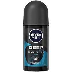 ניוואה דאודורנט רול און לגבר דיפ ביט לגבר 50 מ''ל - מבית NIVEA