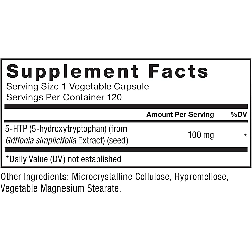 5-HTP‏ סרוטונין 100 מ"ג 120 כמוסות צמחיות - מבית Force Factor