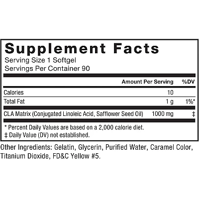 CLA 1000 מ"ג 90 כמוסות רכות - מבית Force Factor