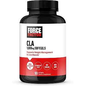 CLA 1000 מ"ג 90 כמוסות רכות - מבית Force Factor CLA 1000 מ"ג 90 כמוסות רכות - מבית Force Factor