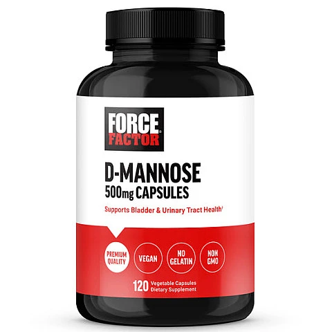 D-Mannose די-מנוז 500 מ"ג 120 כמוסות צמחיות - מבית Force Factor D-Mannose די-מנוז 500 מ"ג 120 כמוסות צמחיות - מבית Force Factor