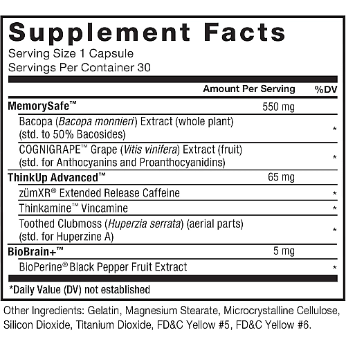 Forebrain שיפור הזיכרון 30 כמוסות - מבית Force Factor