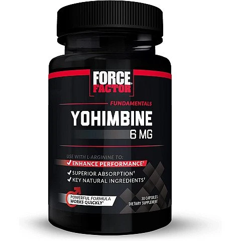 Yohimbine יוהימבין 6 מ"ג 30 כמוסות - מבית Force Factor Yohimbine יוהימבין 6 מ"ג 30 כמוסות - מבית Force Factor