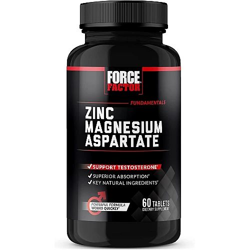 אבץ מגנזיום אספרטט 60 טבליות - מבית Force Factor