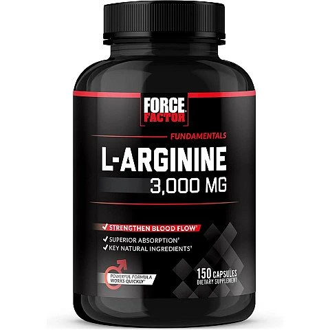 ל-ארגינין 3,000 מ"ג - 150 כמוסות  - מבית Force Factor