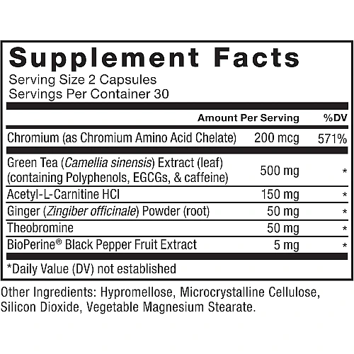 שורף שומן לנשים 60 כמוסות צמחיות - מבית Force Factor