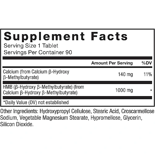 HMB מינון 1,000 מ"ג - 90 טבליות - מבית Force Factor