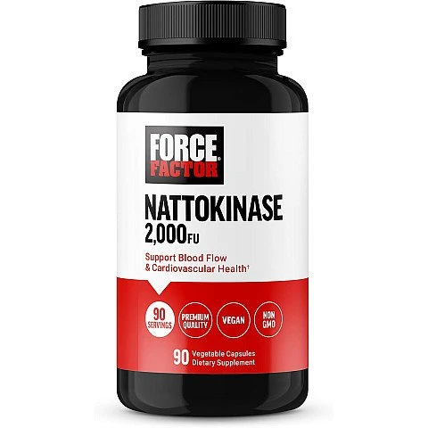 Nattokinase נאטוקינאז 90 כמוסות צמחיות - מבית Force Factor Nattokinase נאטוקינאז 90 כמוסות צמחיות - מבית Force Factor