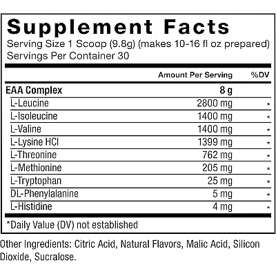 אבקת EAA בטעם דובדבן ליים 294 גרם - מבית Force Factor