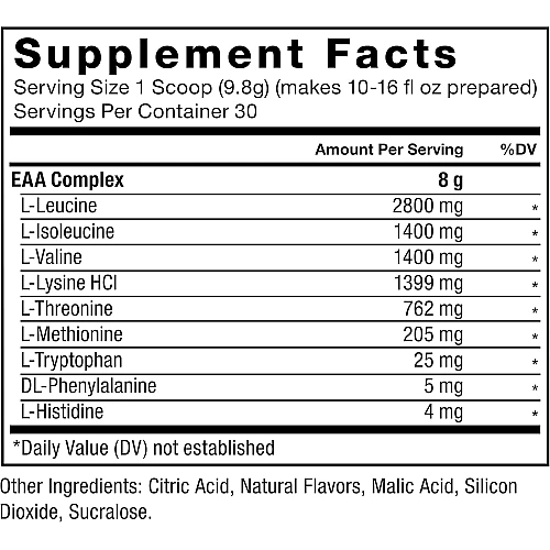 אבקת EAA בטעם תפוז מנגו 294 גרם - מבית Force Factor