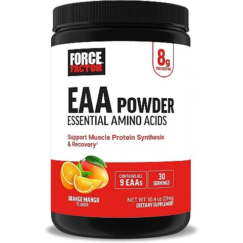 אבקת EAA בטעם תפוז מנגו 294 גרם - מבית Force Factor אבקת EAA בטעם תפוז מנגו 294 גרם - מבית Force Factor