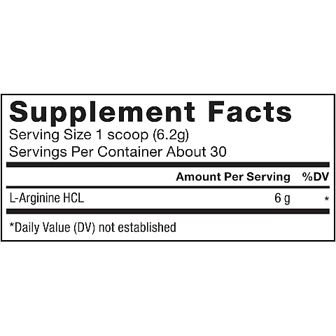 אבקת ל-ארגינין HCL - ללא תוספת טעם 186 גרם - מבית Force Factor אבקת ל-ארגינין HCL - ללא תוספת טעם 186 גרם - מבית Force Factor