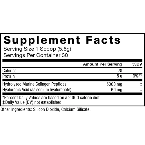 אבקת קולגן ימי ללא תוספת טעם 168 גרם - מבית Force Factor