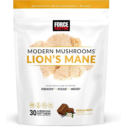 פטריות מודרניות היריסיום פולי וניל 30 חטיפים לעיסים - מבית Force Factor