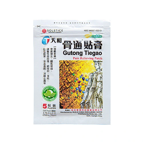 Gutong Tiegao פלסטר רפואה סינית להקלה על כאבים 10 מדבקות - Tianhe‏