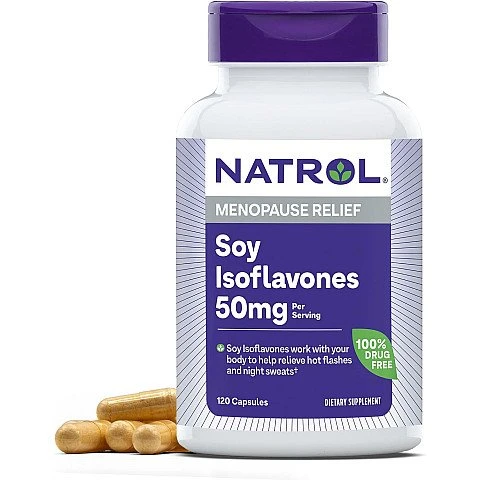 איזופלבונים סויה 50 מ"ג 120 כמוסות - מבית Natrol איזופלבונים סויה 50 מ"ג 120 כמוסות - מבית Natrol