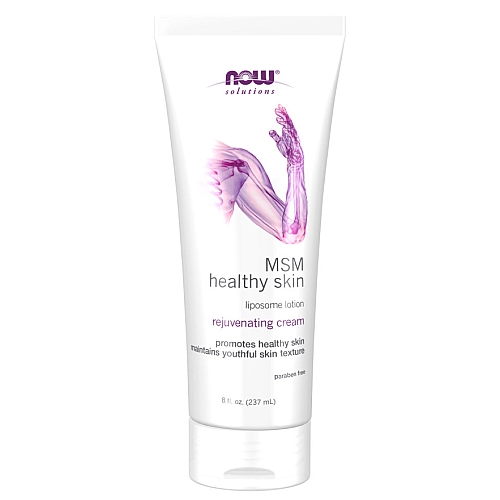 קרם תחליב ליפוזום לעור בריא של MSM מכיל 15% מתילסולפונילמתאן 237 מ"ל מבית NOW Foods‏