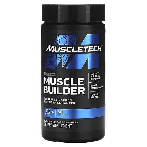 Platinum Muscle Builder תוסף תזונה לבניית שריר - שחרור מהיר - 60 כמוסות - מבית MuscleTech Platinum Muscle Builder תוסף תזונה לבניית שריר - שחרור מהיר - 60 כמוסות - מבית MuscleTech