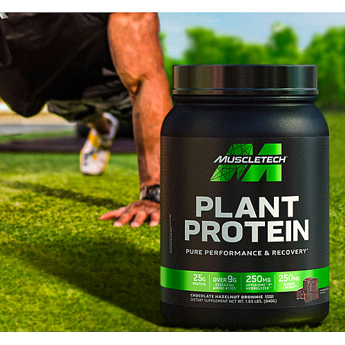 חלבון צמחי וניל - 824 גרם - מבית MuscleTech