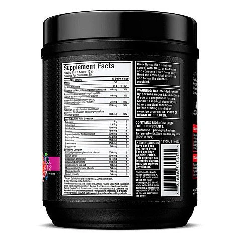 פלטינום 100% EAA+‎ - בטעם פונץ' פירות - 393 גרם - מבית MuscleTech