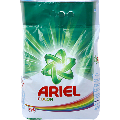 אבקת כביסה צבעונית קולור 5 ק"ג - מבית ARIEL
