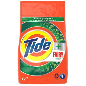 טייד אבקת כביסה אפקט פיירי מבית Tide במשקל 5 ק
