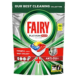 פיירי קפסולות למדיח פלטינום פלוס 48 יחידות - מבית FAIRY