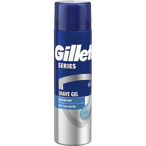 ג'ילט ג'ל גילוח לחות עם חמאת קקאו 200 מ"ל - מבית Gillette ג'ילט ג'ל גילוח לחות עם חמאת קקאו 200 מ"ל - מבית Gillette
