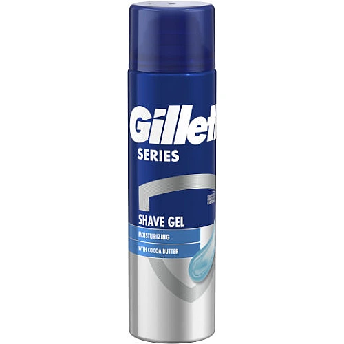 ג'ילט ג'ל גילוח לחות עם חמאת קקאו 200 מ"ל - מבית Gillette