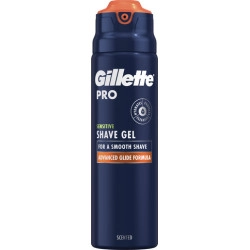  ג'ילט ג'ל גילוח פרו לעור רגיש 200 מ"ל  - מבית Gillette