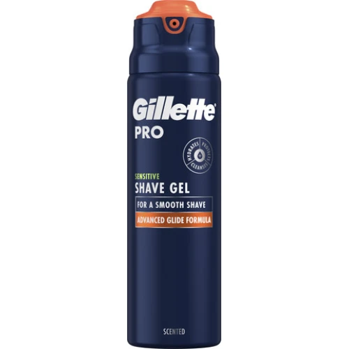 ג'ילט ג'ל גילוח פרו לעור רגיש 200 מ"ל  - מבית Gillette
