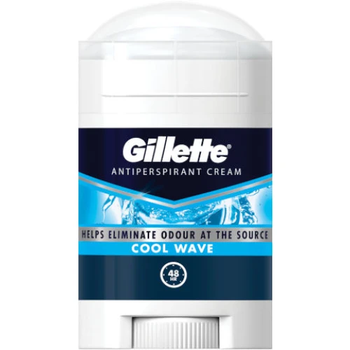 ג'ילט דאודורנט קרם Cool Wave קול וייב לגבר 45 מ"ל - מבית Gillette